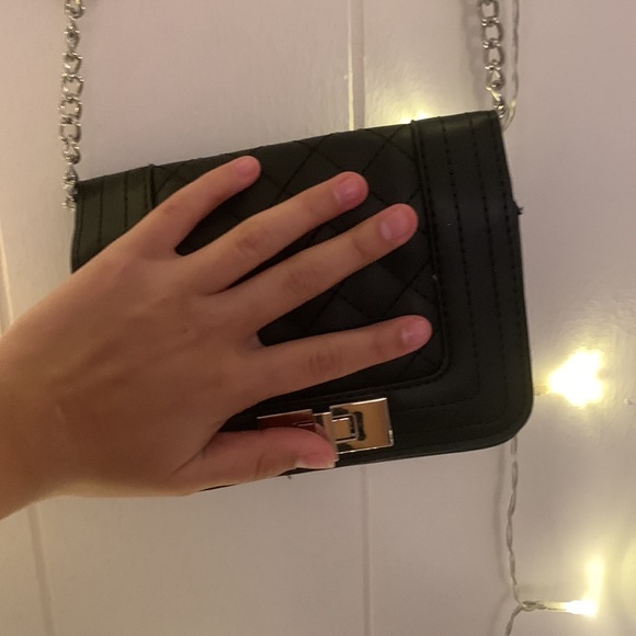 Mini black cross body purse - Picture 3 of 4